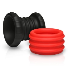 Jock - 2-in-1 C-Ring Stretcher - Black/Red photo