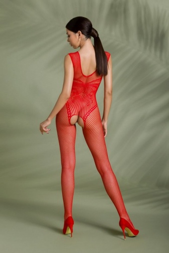 Passion - Eco Bodystocking BS003 - Red photo