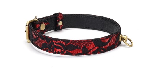 Liebe Seele - Victorian Garden Lace Choker - Red photo
