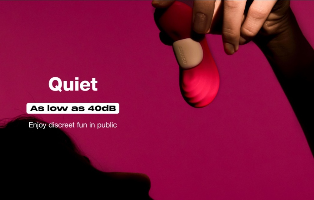 Embrace cutting-edge technology for an unprecedented wearabl... Sauce - Bow Bow Sensing Panty Vibrator - Pink photo-14
