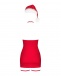 Obsessive - Kissmas Chemise - Red - S/M photo-7