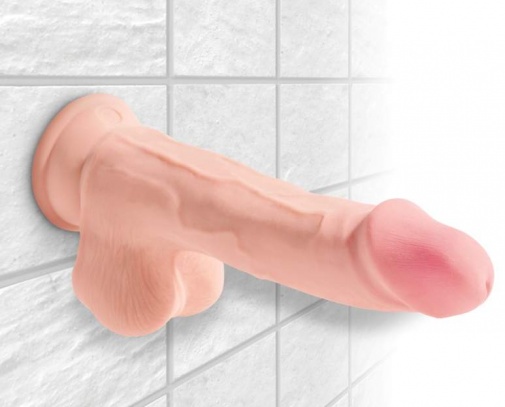 King Cock - Triple Density w Balls 7.5" - Flesh photo