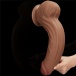Lovetoy - 12" Sliding Skin Dildo - Brown 照片-6