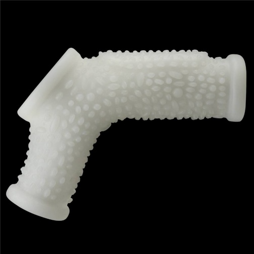 Lovetoy - Knights Drip Vibro Scrotum Ring - White photo