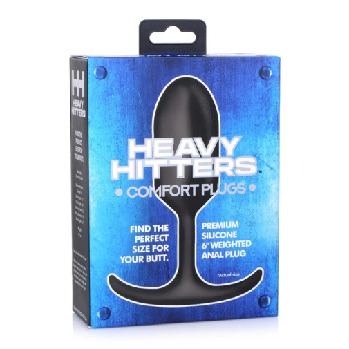 Heavy Hitters - 增重型後庭塞 大碼 - 黑色 照片