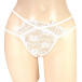NPG - E063 Premium Lace Thong - White photo