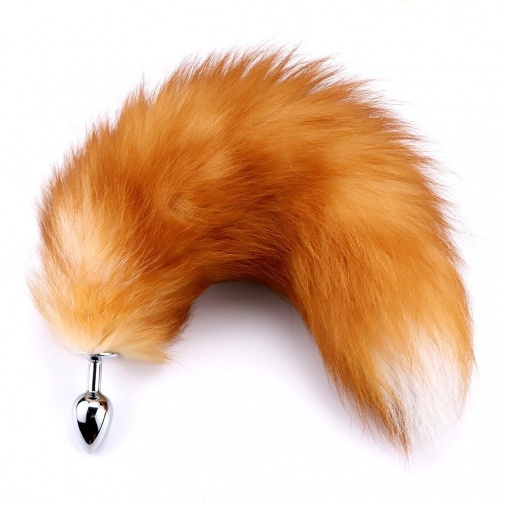 MT - Anal Plug M-size with Fox fur tail photo