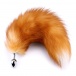 MT - Anal Plug M-size with Fox fur tail photo