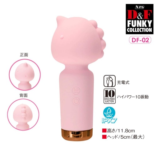 NPG - Funky Unihorn Mini Vibrator - Pink 照片
