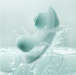 Erocome - 海馬座 APP 控制 迷你震動器 - 藍色 照片-13
