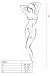 Passion - Bodystocking BS072 - White photo-3