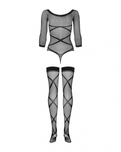 Obsessive - Bodystocking G320 - Black - S/M/L photo
