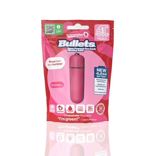 The Screaming O - 4T Vibro Bullet - Strawberry photo