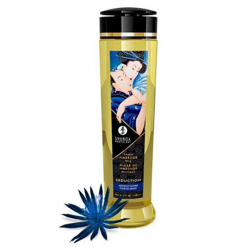 Shunga - Seduction Massage Oil Midnight Flower - 240ml photo