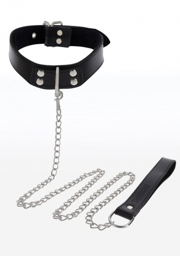 Taboom - Collar w Chain Leash - Black photo
