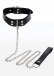 Taboom - Collar w Chain Leash - Black photo
