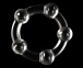 Lovetoy - Power Plus Triple Beaded Ring Set - Clear photo-6