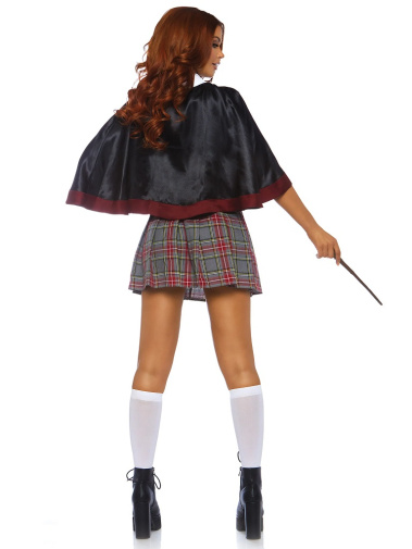 You'll have them all under your spell in this magical 3 ... Leg Avenue - Spellbinding School Girl Costume - M photo