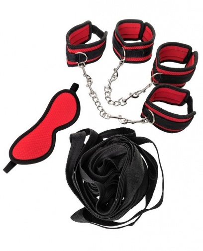 Anonymo - Bondage Set - Black/Red photo