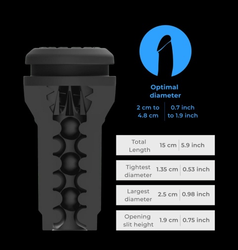 Kiiroo - PowerBlow Stroker Combo Set - Black photo