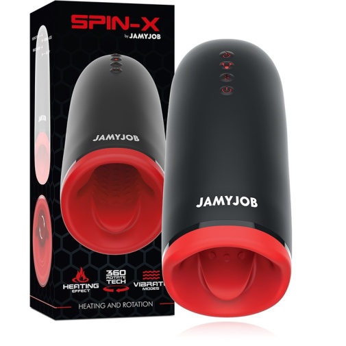 Jamyjob - Spin-X 加热旋转震动电动飞机杯 照片