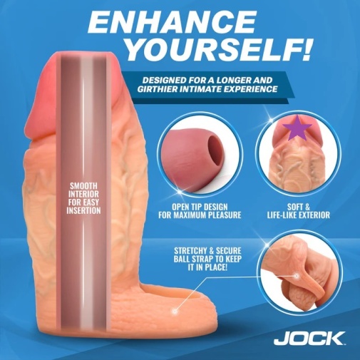 Jock - Enhancer Penis Sleeve - Light 照片