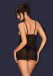 Obsessive - Lucita Chemise & Thong - Black - L/XL photo-6