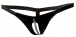 Black Level - Crotchless String w Chain - Black - L/XL photo