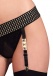 Leg Avenue - Pin-Up Set 3pc - Black - M photo-4