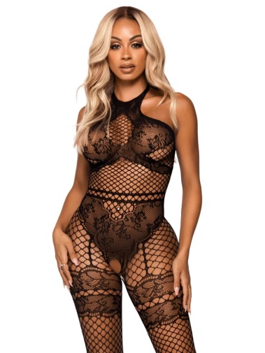 Leg Avenue - All About You Bodystocking - Black photo