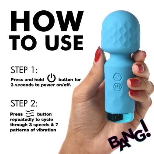 Bang! - 10X Mini Wand - Blue 照片