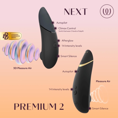 Womanizer - Next 阴蒂吸啜器 - 黑色 照片