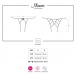 Obsessive - Miamor 开档内裤 - 黑色 - L/XL 照片-12