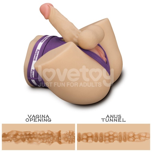 Lovetoy - Streetgirl's #19 电动自慰器连仿真假阳具 2.8公斤 - 肉色 照片