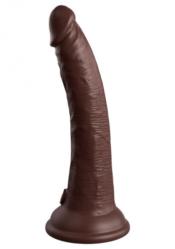 King Cock - 7" Elite Vibro Cock - Brown photo