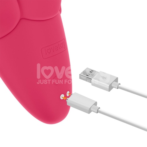 Lovetoy - Flicker Clitoral Vibrator - Pink photo