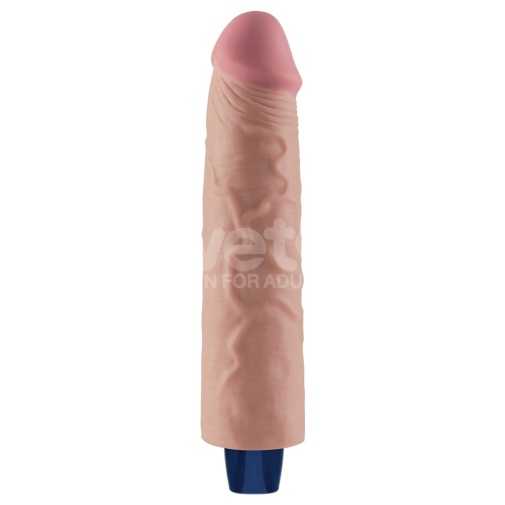 Lovetoy - 9.5 吋Softee柔软震动仿直阳具 - 肉色 照片
