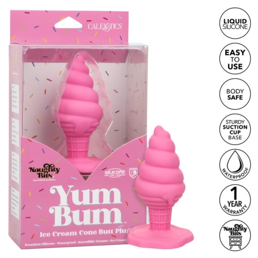 CEN - Naughty Bits Yum Bum Plug - Pink photo