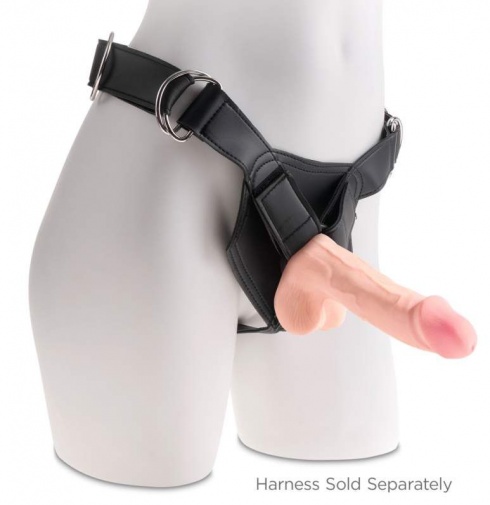 King Cock - Triple Density w Balls 7.5" - Flesh photo