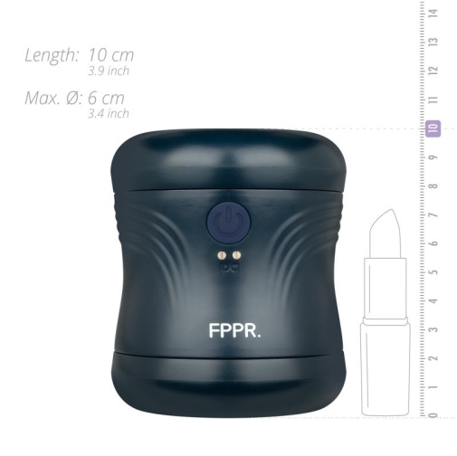 FPPR - 2 Sided Vibro Masturbator - Blue photo