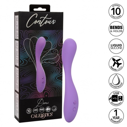 CEN - Contour Demi 柔软按摩棒 - 紫色 照片