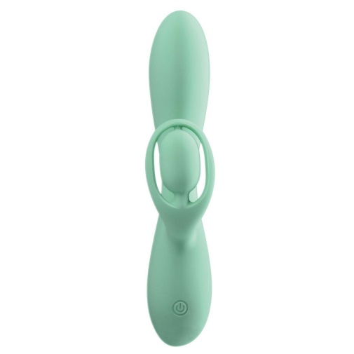 Nasstoys - Blaze 双端浪漫兔子震动器 - 水蓝色 照片