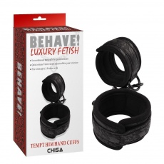 Chisa - Tempt Him Hand Cuffs - Black photo