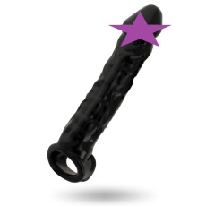 Addicted Toys - Dong Extension Sleeve - Black photo
