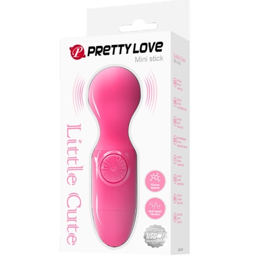Pretty Love - Little Cute 小巧迷你按摩棒 - 粉紅色 照片