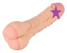 Nature Skin - 2in1 Masturbator w Dildo - Flesh 照片