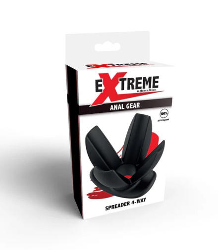 Hidden Desire - Extreme Spreader Anal Plug - Black photo