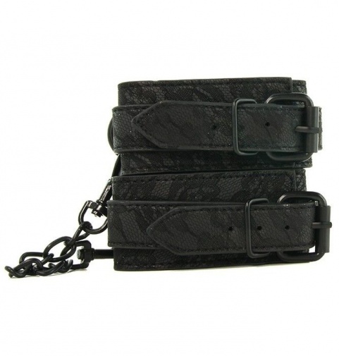 Sportsheets - Midnight Lace Cuffs - Black photo