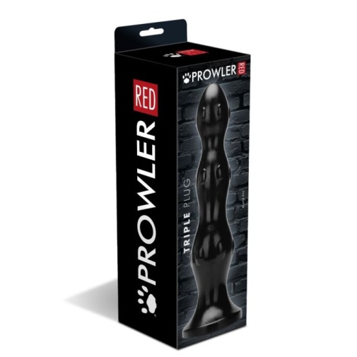 Prowler - Triple Anal Plug - Black 照片