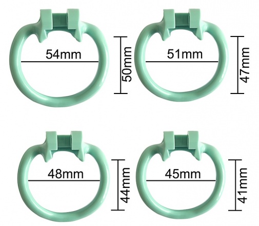 FAAK - Long Dolphin Chastity Cage - Blue photo